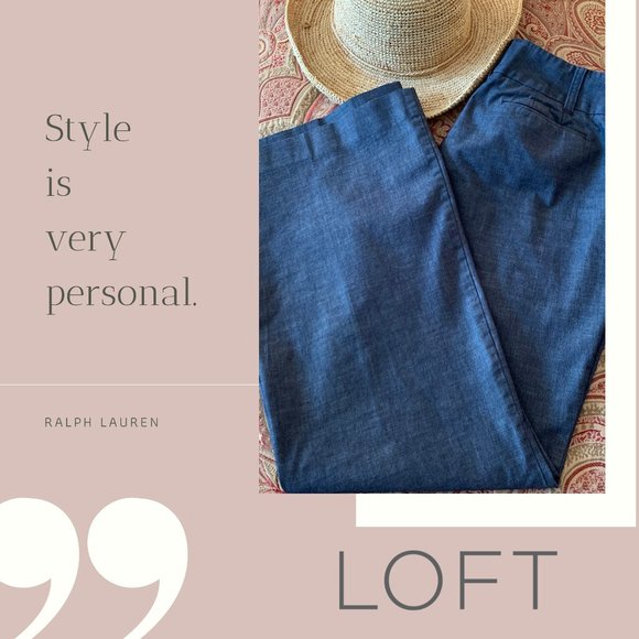 LOFT Pants - Loft Straight Leg Julie Trouser